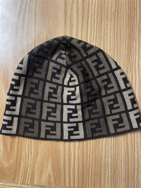 fendi beanie|fendi monogram beanie.